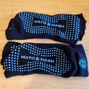 Toeless Half Toe Pedicure  Yoga Socks With Grip One Pair